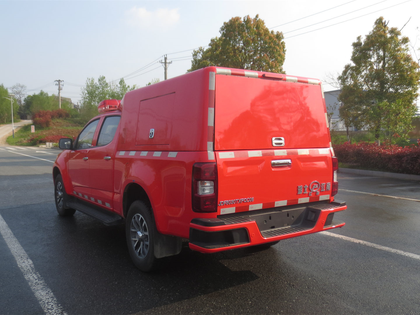 慶鈴皮卡雙排器材消防車